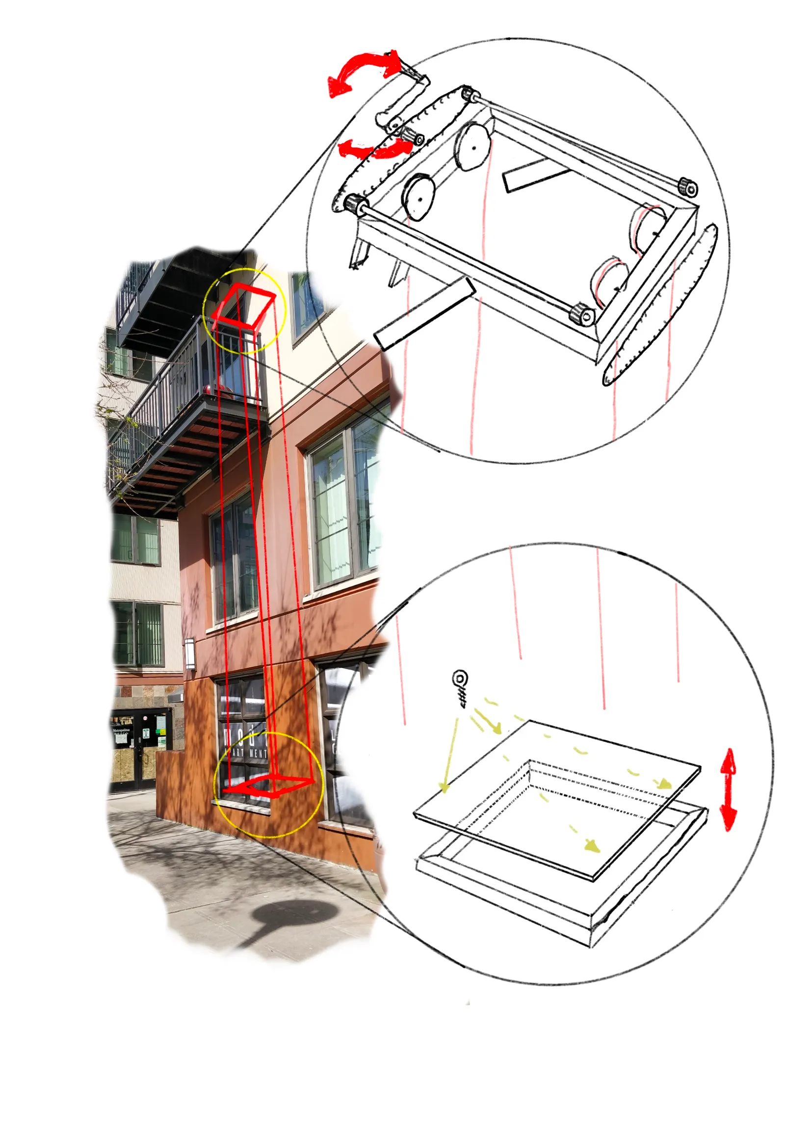 Initial design sketches