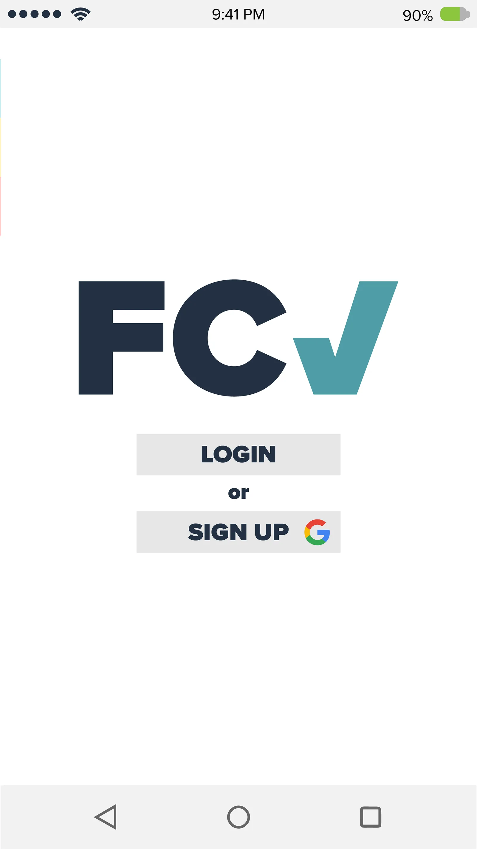 Login Screen
