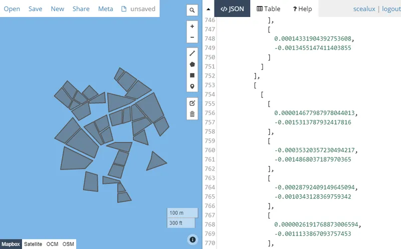 Removing extraneous information from the geoJSON file