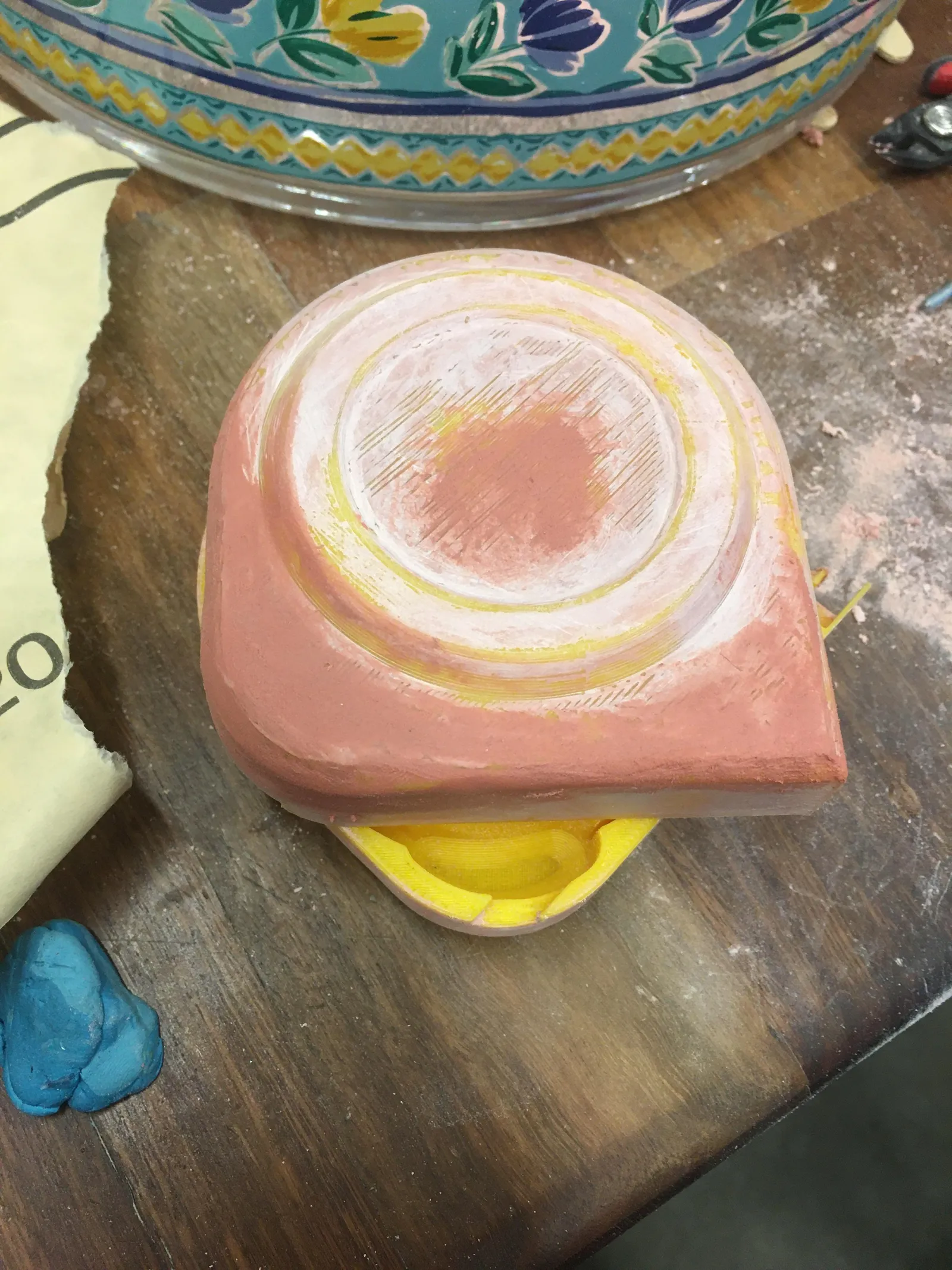 Final case processing (Bondo and sanding).