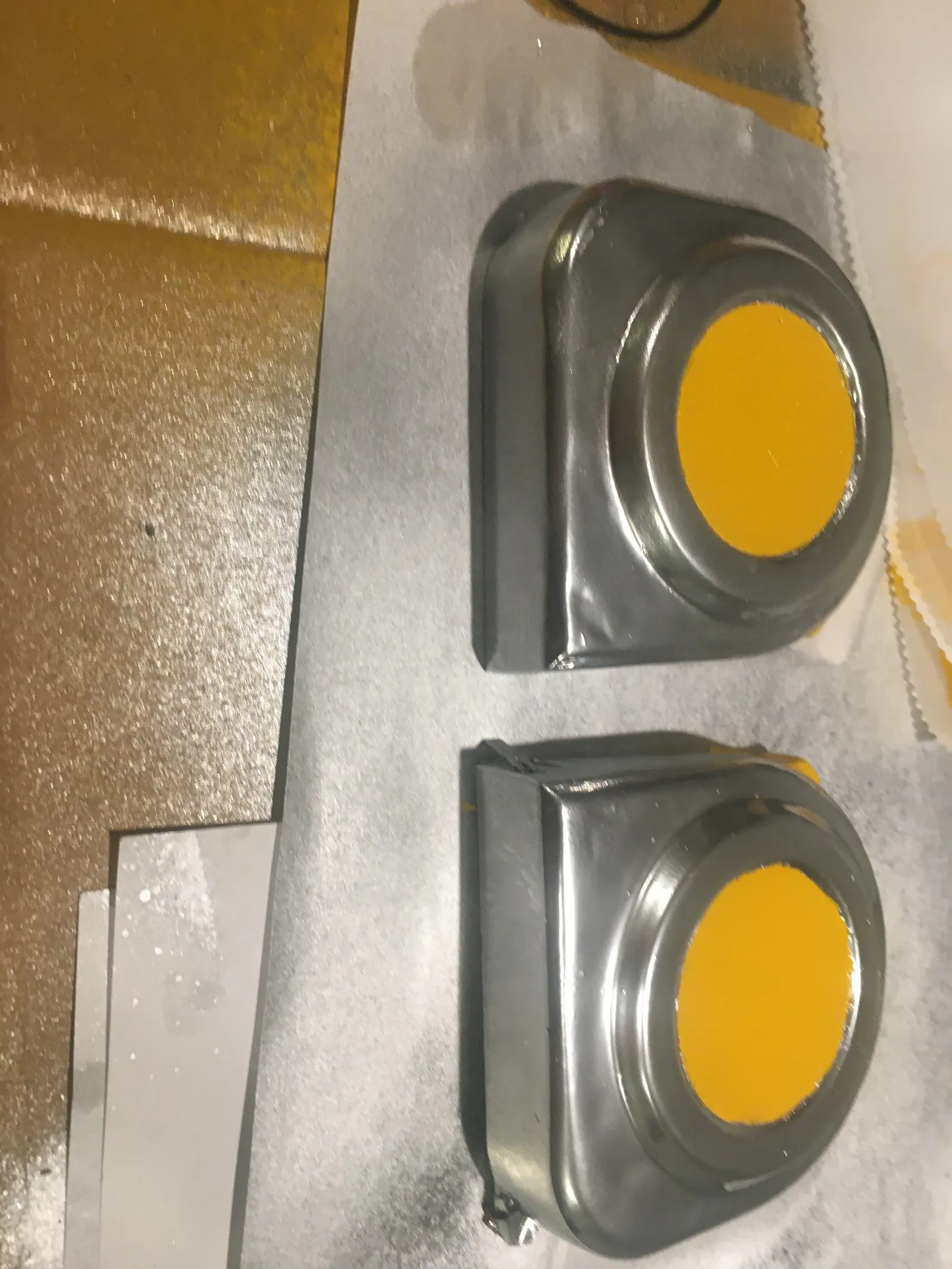 Case after spray paint.
