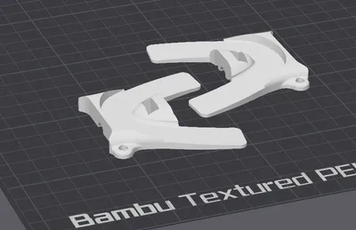 Build plate ready to print the halves