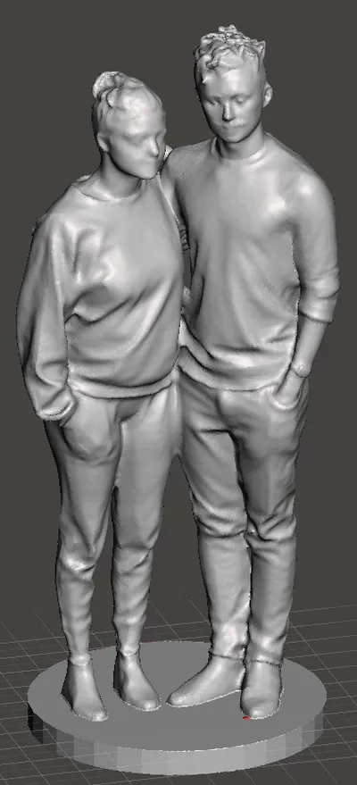 Scan edited in Autodesk Meshmixer.