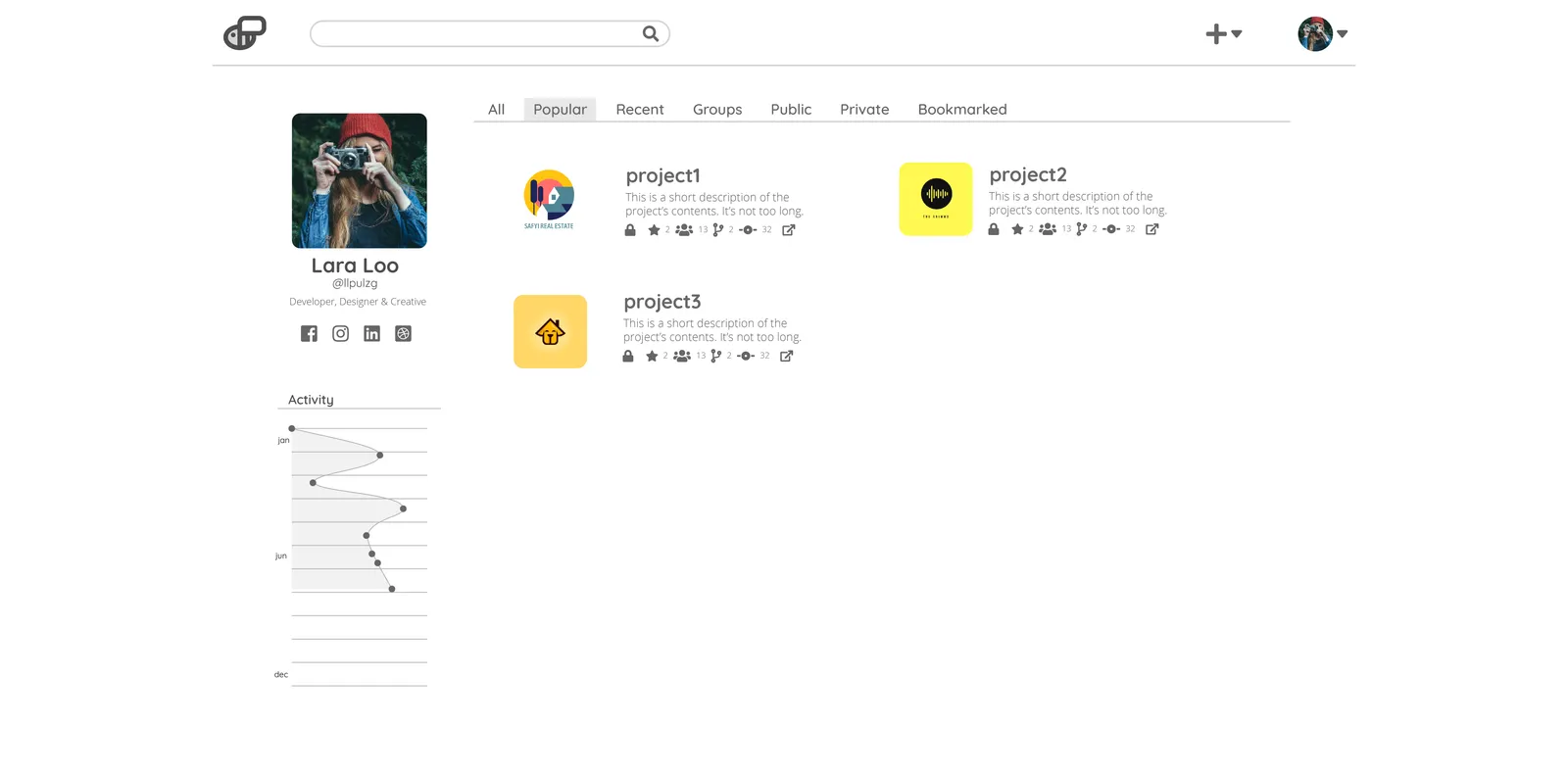 Profile Page