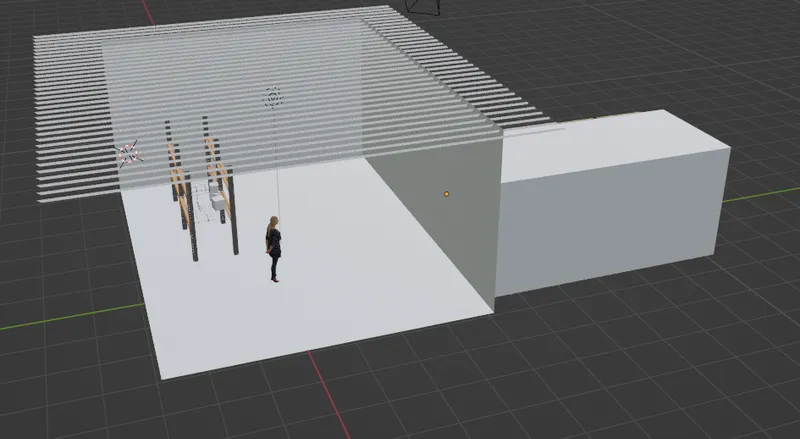 Blocking out the scene